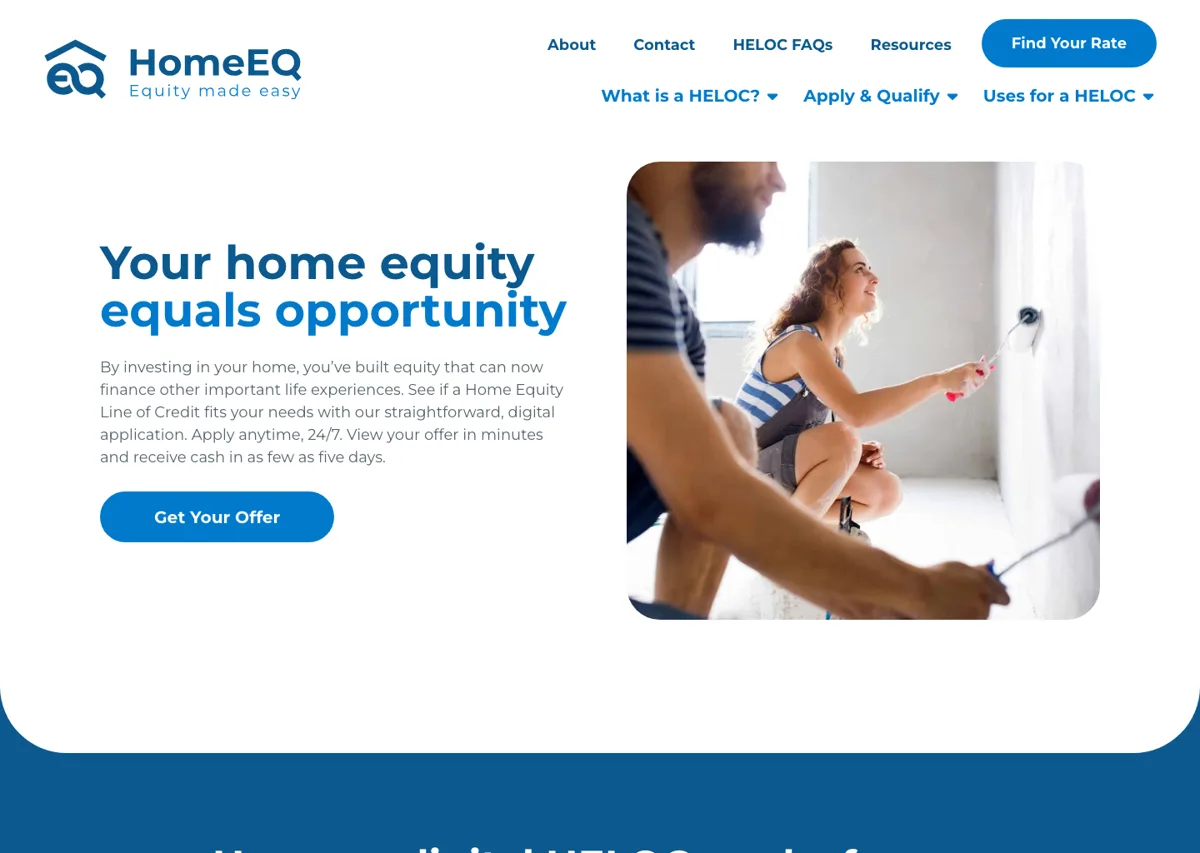 Screenshot of HomeEQ